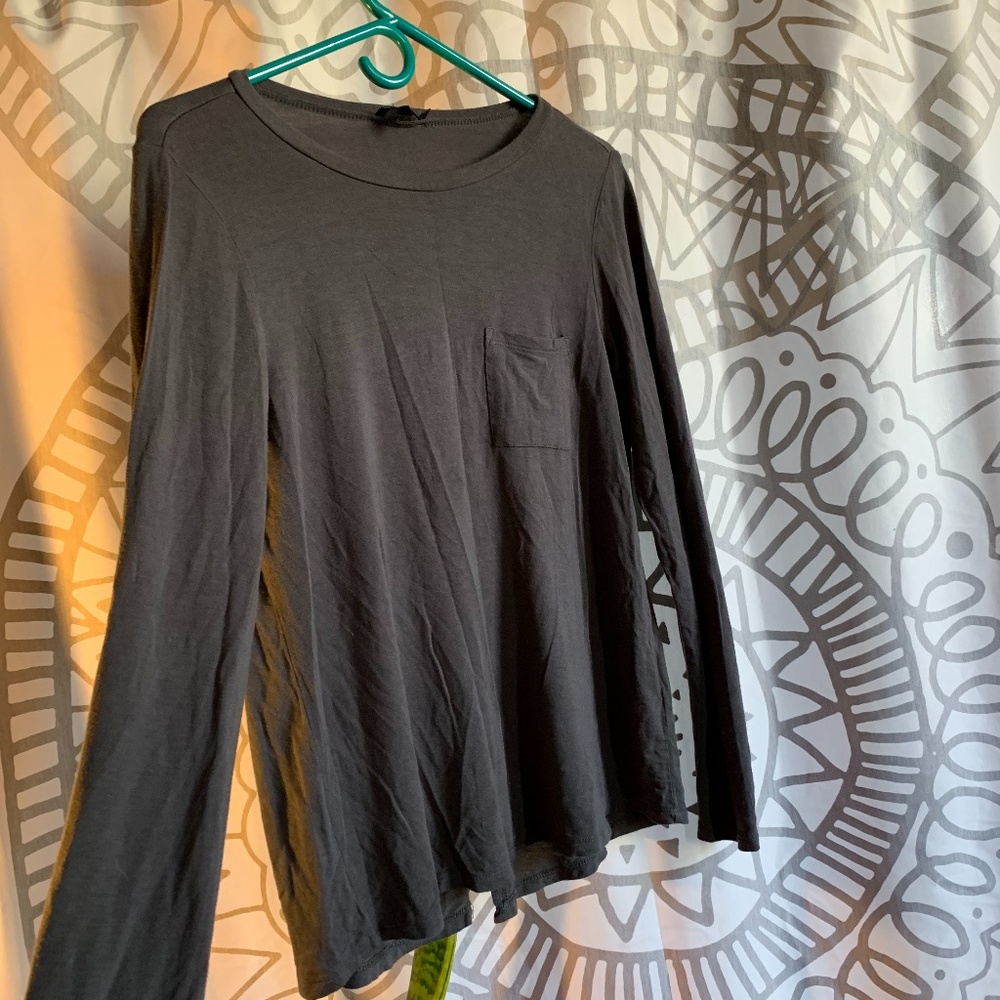 ABS by Allen Schwartz OPEN BACK flare exercise top